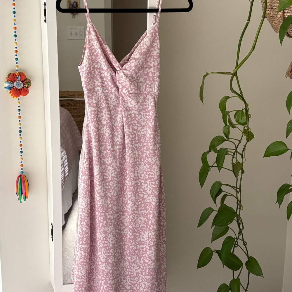 A&F | Lavender midi dress